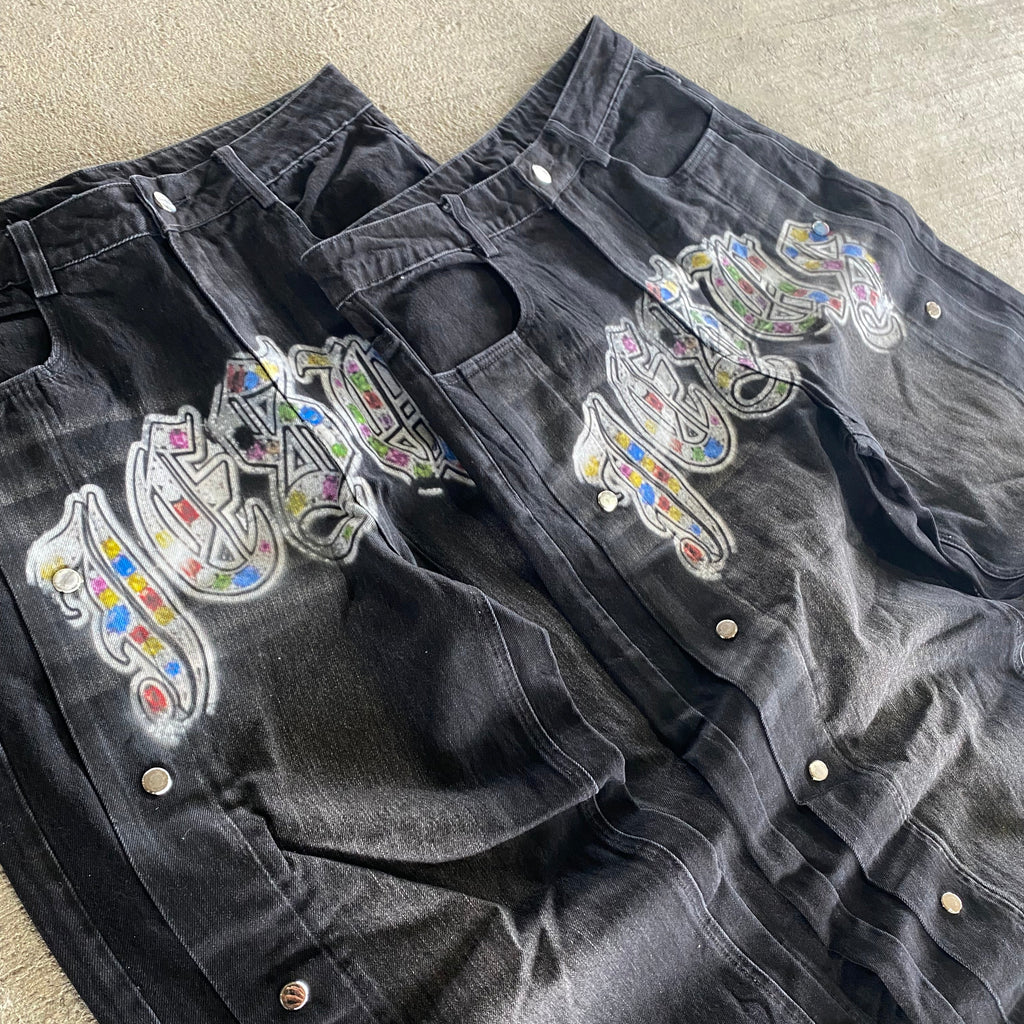 "JESUS" SNAP DENIM