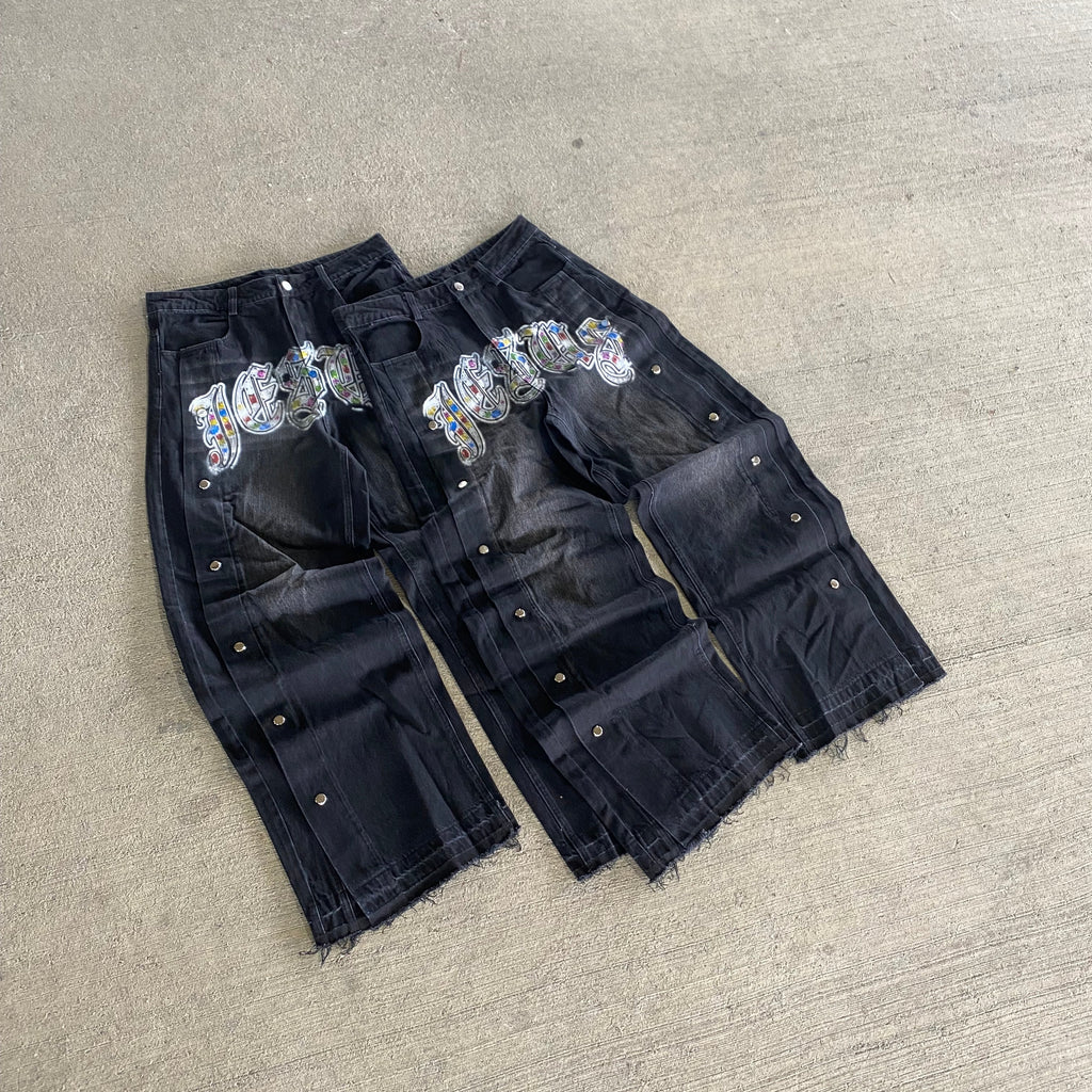 "JESUS" SNAP DENIM