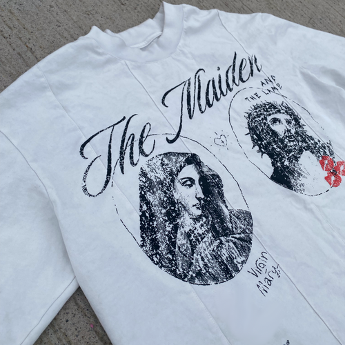 "MAIDEN" PANEL TEE